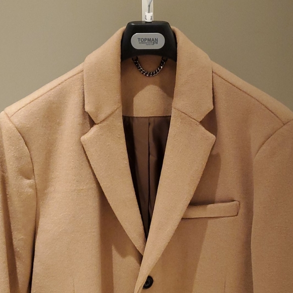 SOLD! Topman NWT Scott Wool-Blend Overcoat - Picture 6 of 12